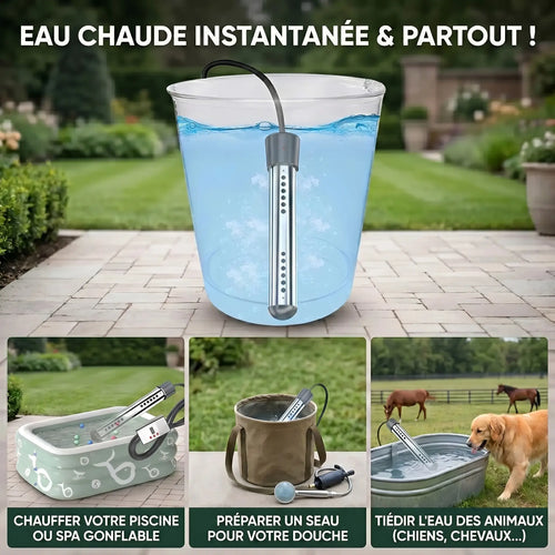 Pompe à Eau Portable : Kit avec Tuyau & Embouts