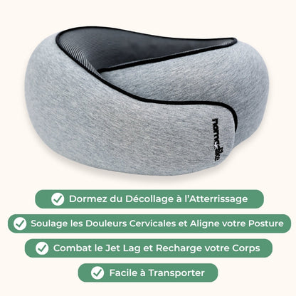 NOMAREST™ | Le Seul Coussin pour Arriver Frais Dès le Jour 0