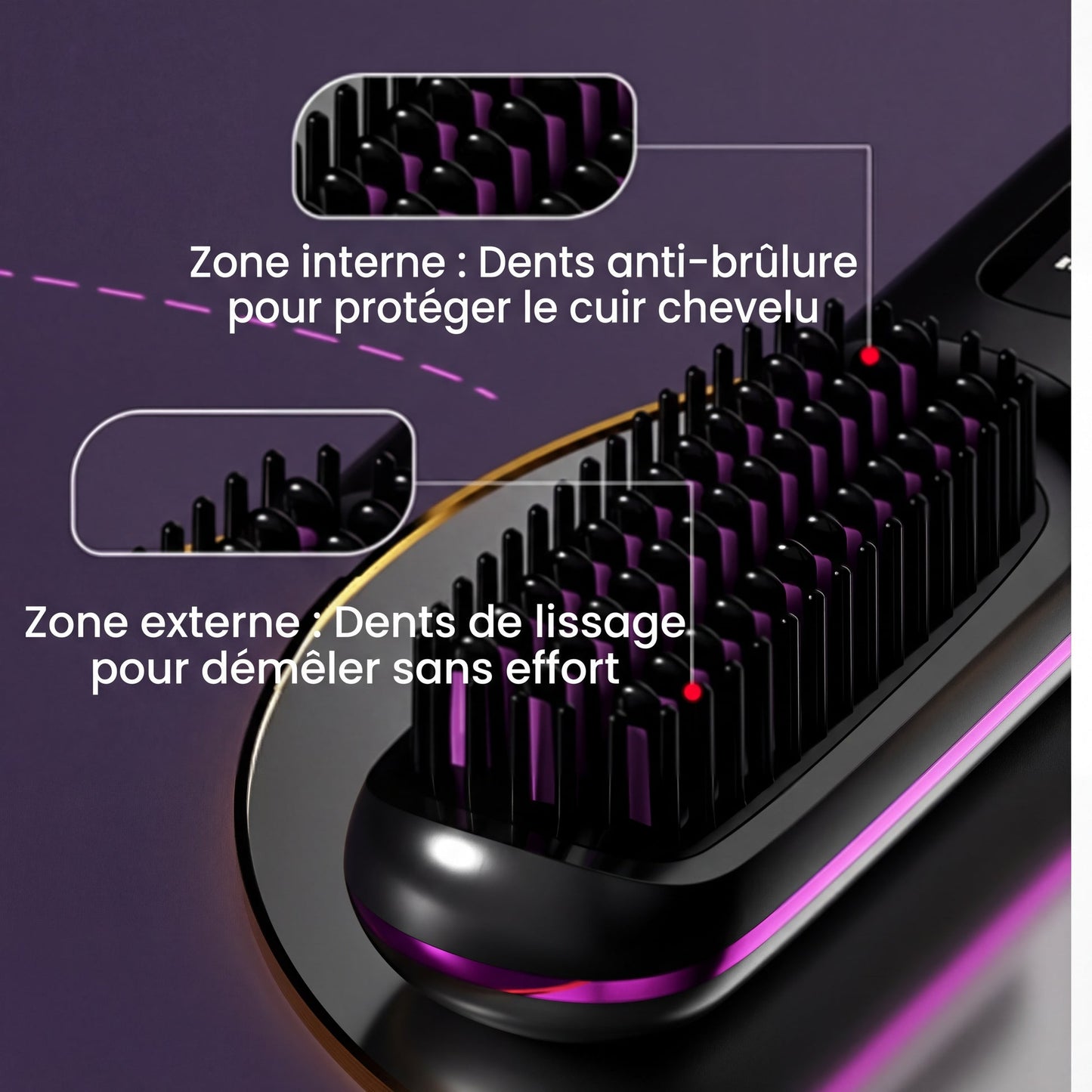 Brosse FlashLiss™ pour Cheveux Courts