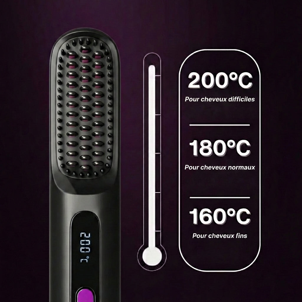 Brosse FlashLiss™ pour Cheveux Courts