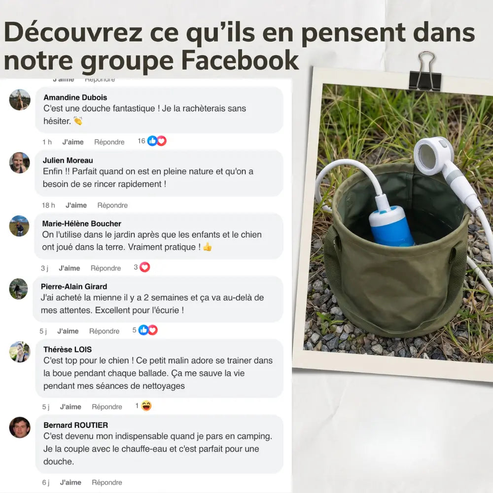 Pompe à Eau Portable : Kit avec Tuyau & Embouts