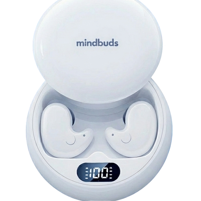 MindBuds – Écouteurs intra-auriculaires confortables sans pression (offre 1+1)