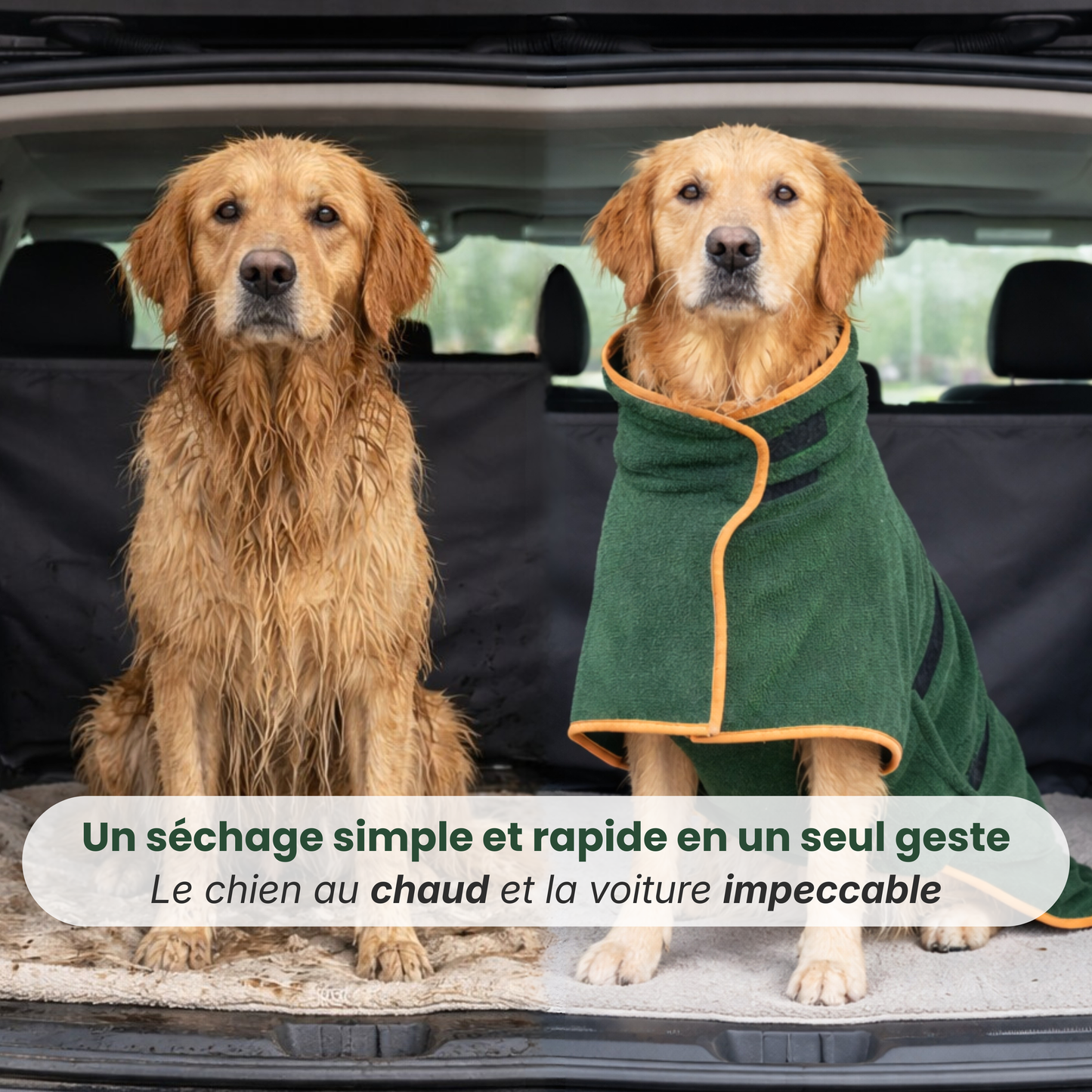 Peignoir DryCoat™ + 1 serviette OFFERTE