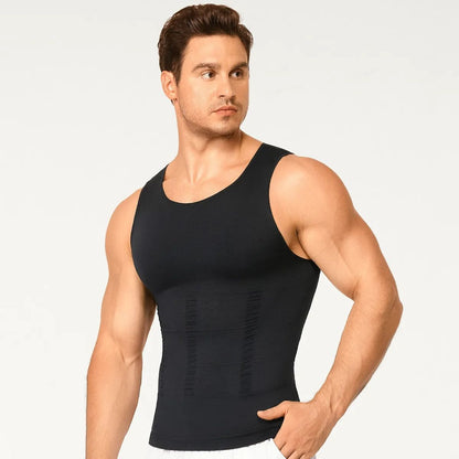 Débardeur gainant homme Korfiit™ Affine la silhouette et maintient le ventre