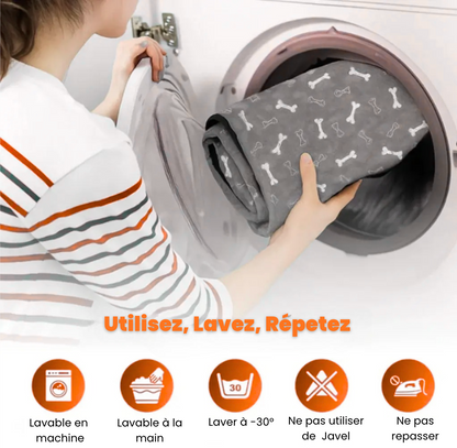 Tapis hygiénique, absorbant et lavable pour chiens et chiots