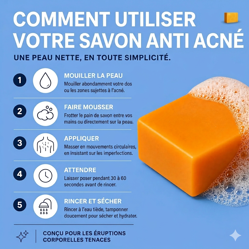 Ecloura™ - Savon anti-acné du dos