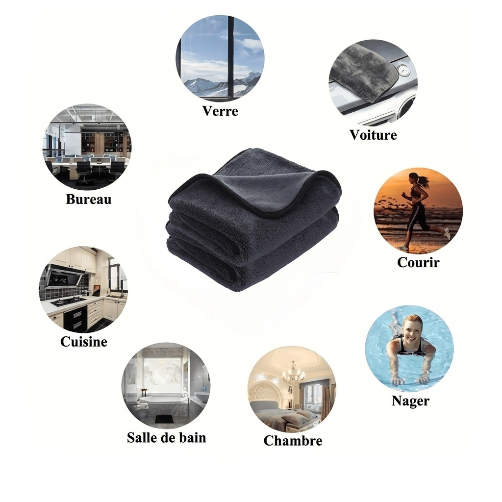 Magicwipe™ XXL – Chiffon Séchant Ultra-Absorbant