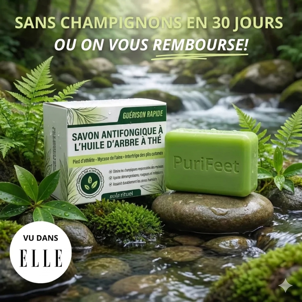 PuriFeet® Savon Purifiant Antifongique
