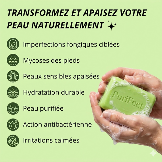 PuriFeet® Savon Purifiant Antifongique
