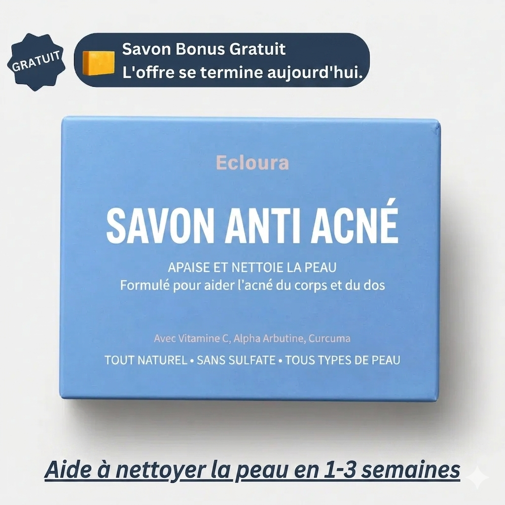 Ecloura™ - Savon anti-acné du dos