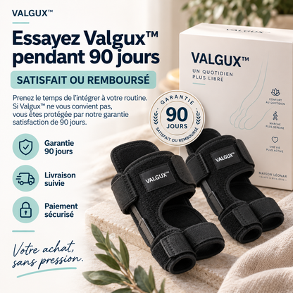 Attelle Valgux™ — Évitez l'opération. Retrouvez votre mobilité.