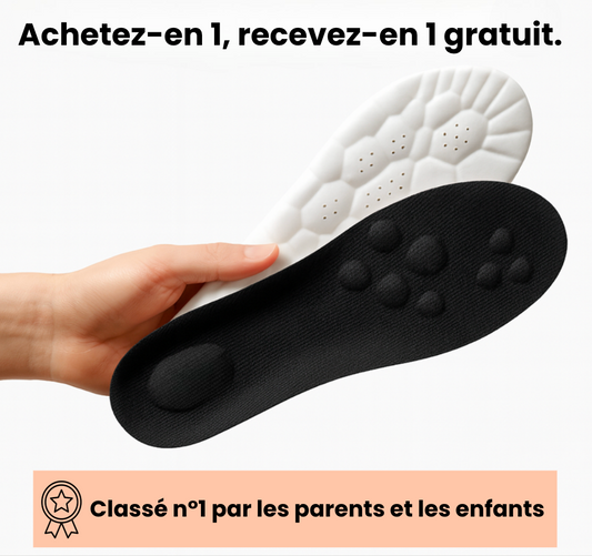 OrthoJunior™ - Semelle orthopédique pour enfants souffrant de douleurs