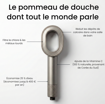 Pommeau de douche filtrant Klense