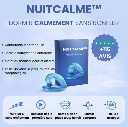 NUITCALME™ Des nuits paisibles, sans tracas
