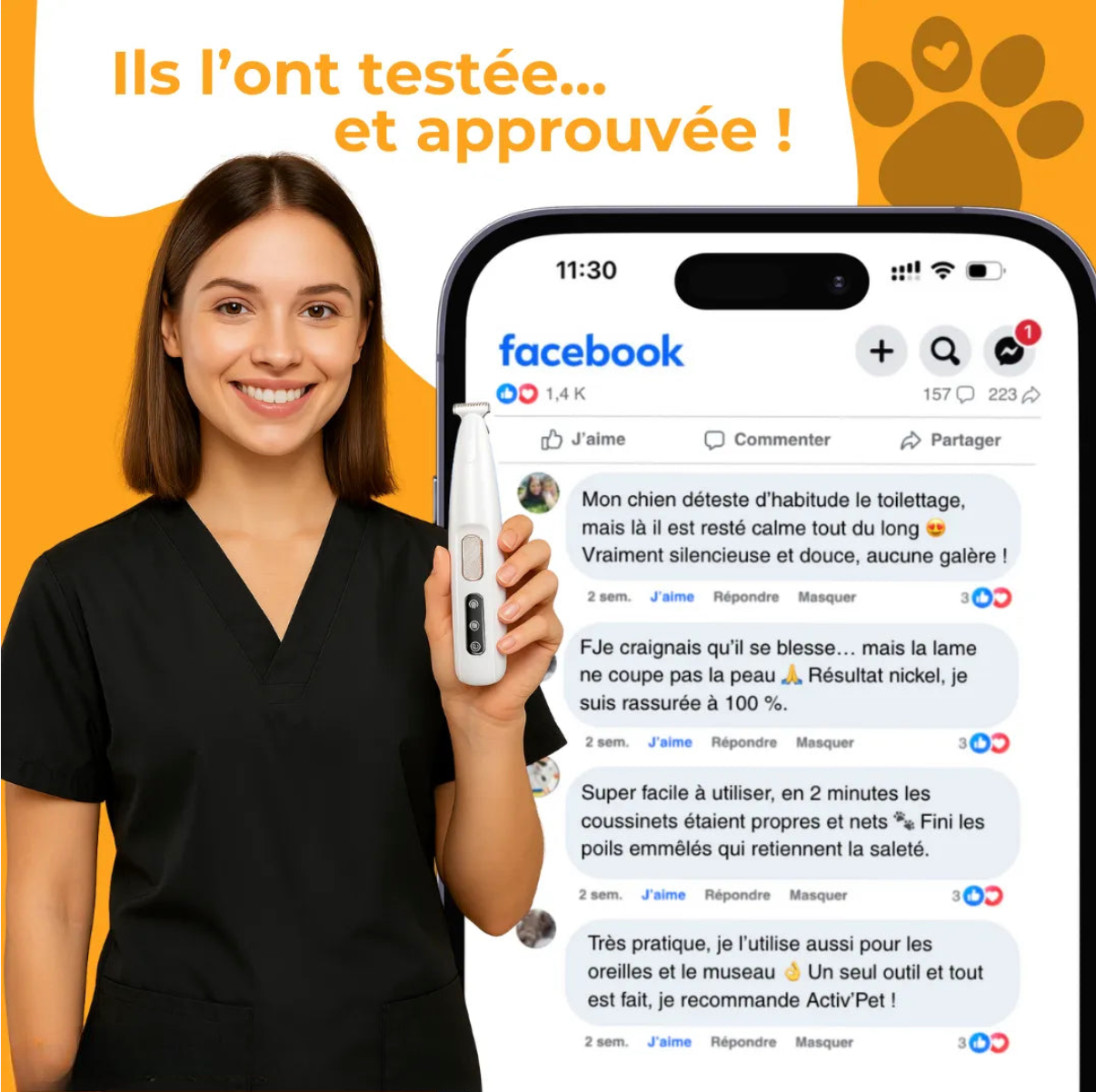 Tondeuse à pattes