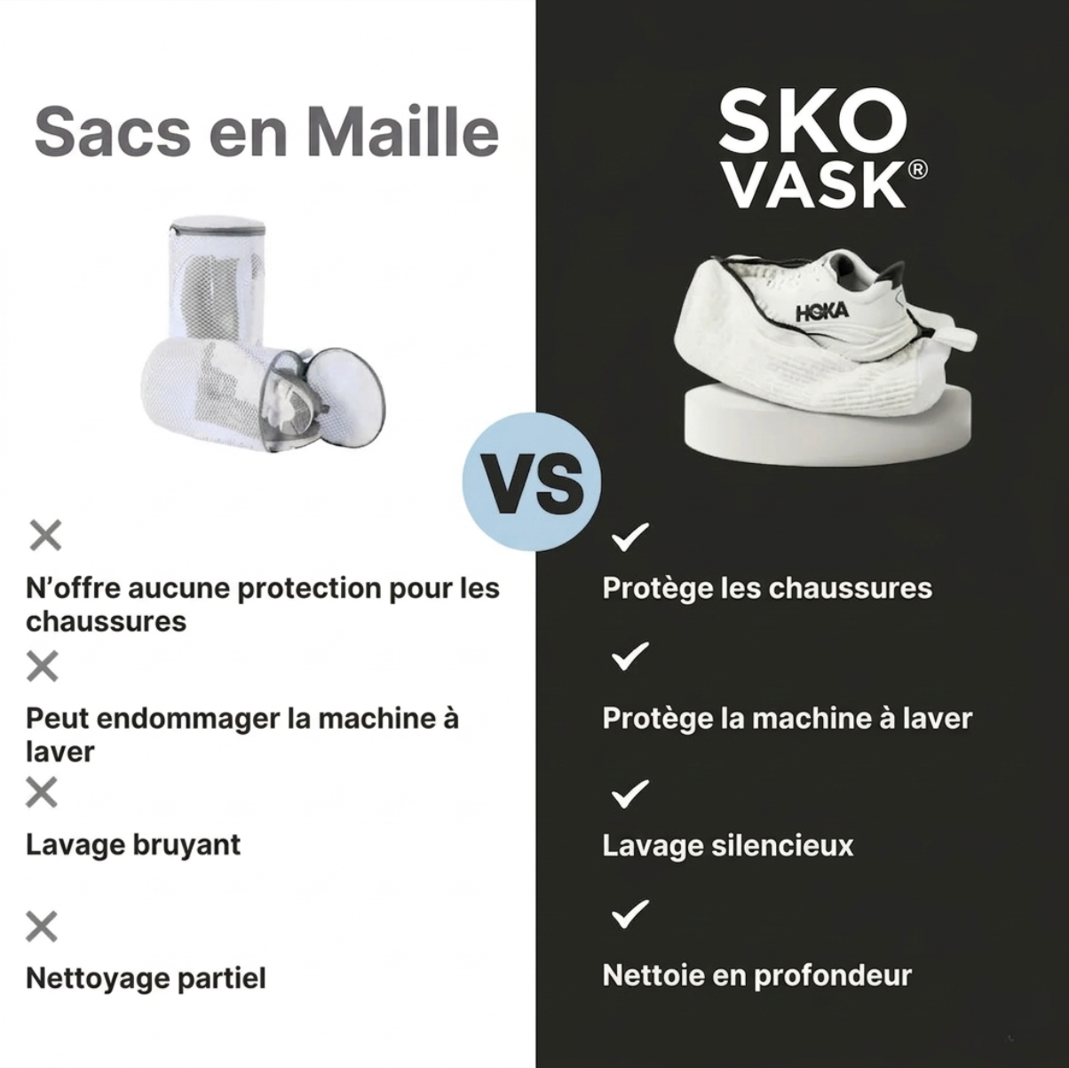 Sac de lavage conçu pour les chaussures
