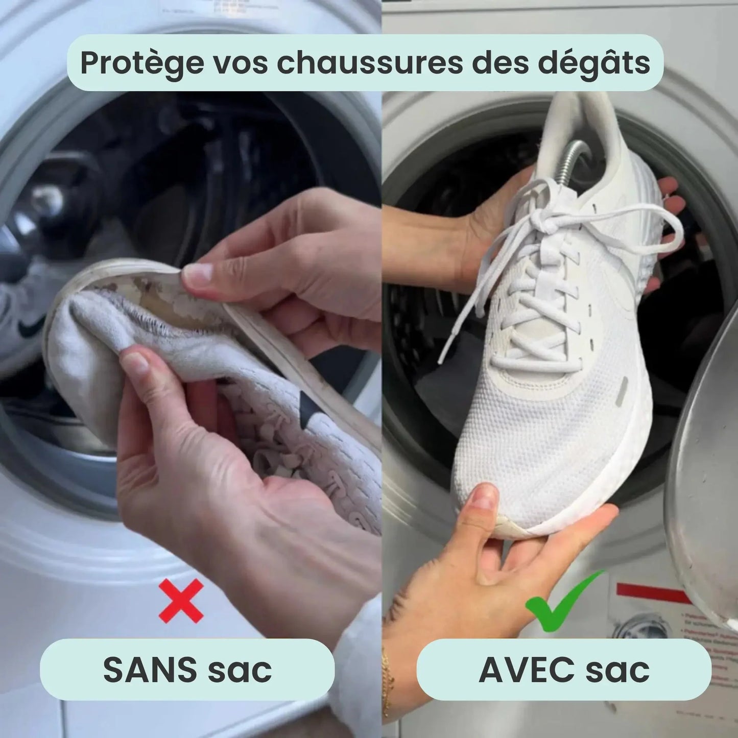 Sac de Lavage pour Chaussures