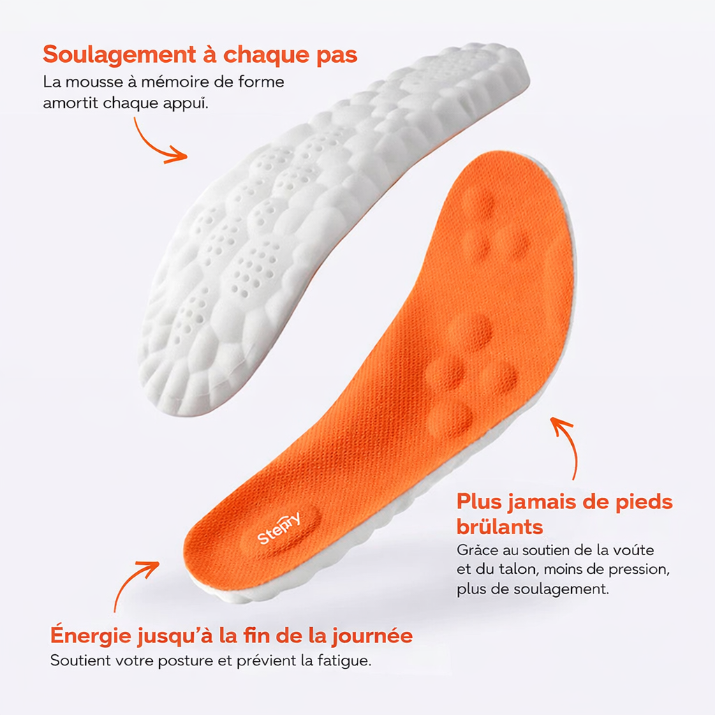 Stepry™ - Semelles confortables