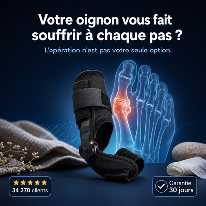 Attelle Valgux™ — Évitez l'opération. Retrouvez votre mobilité.
