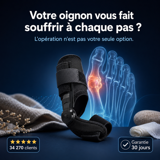 Attelle Valgux™ — Évitez l'opération. Retrouvez votre mobilité.