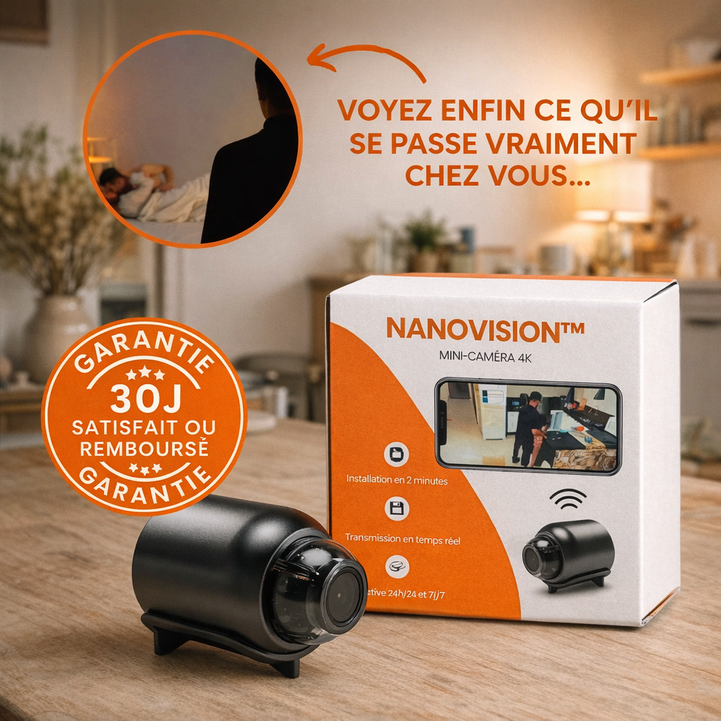 NanoVision™ - Mini-Caméra 4K