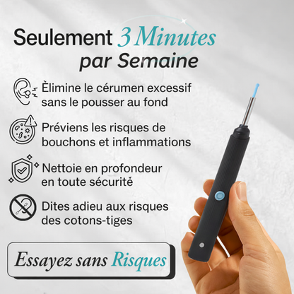 Clirear : nettoyage des oreilles sûr et doux