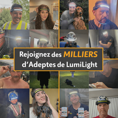 LUMILIGHT - Lampe frontale LED